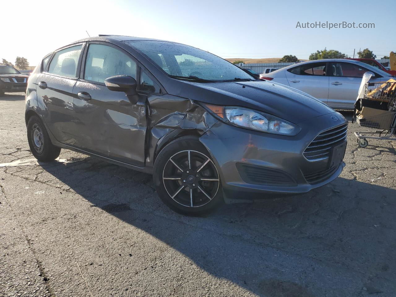 2015 Ford Fiesta Se Gray vin: 3FADP4EJXFM216827