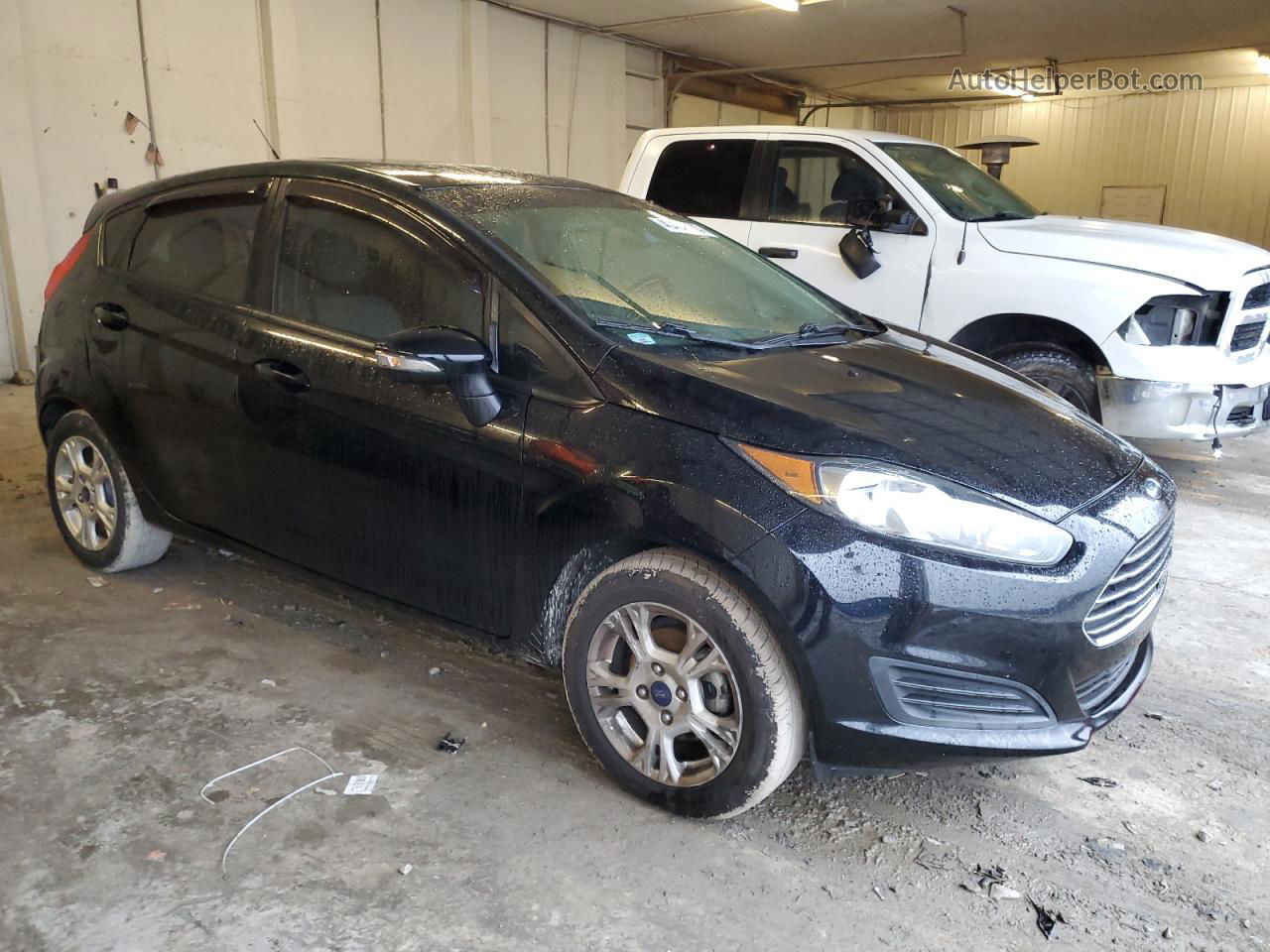 2016 Ford Fiesta Se Black vin: 3FADP4EJXGM182552