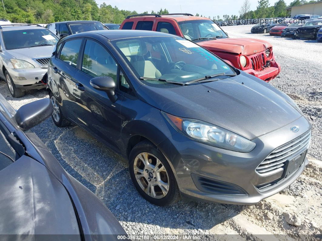 2016 Ford Fiesta Se Gray vin: 3FADP4EJXGM192658