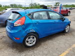 2017 Ford Fiesta Se Blue vin: 3FADP4EJXHM167664