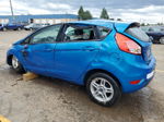 2017 Ford Fiesta Se Blue vin: 3FADP4EJXHM167664