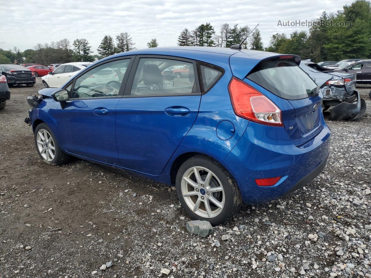 2019 Ford Fiesta Se Blue vin: 3FADP4EJXKM104295