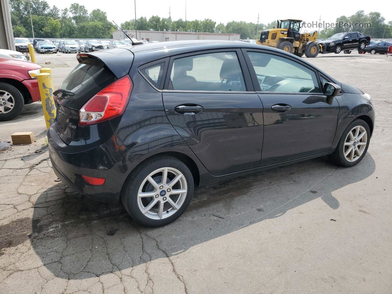 2019 Ford Fiesta Se Черный vin: 3FADP4EJXKM112588