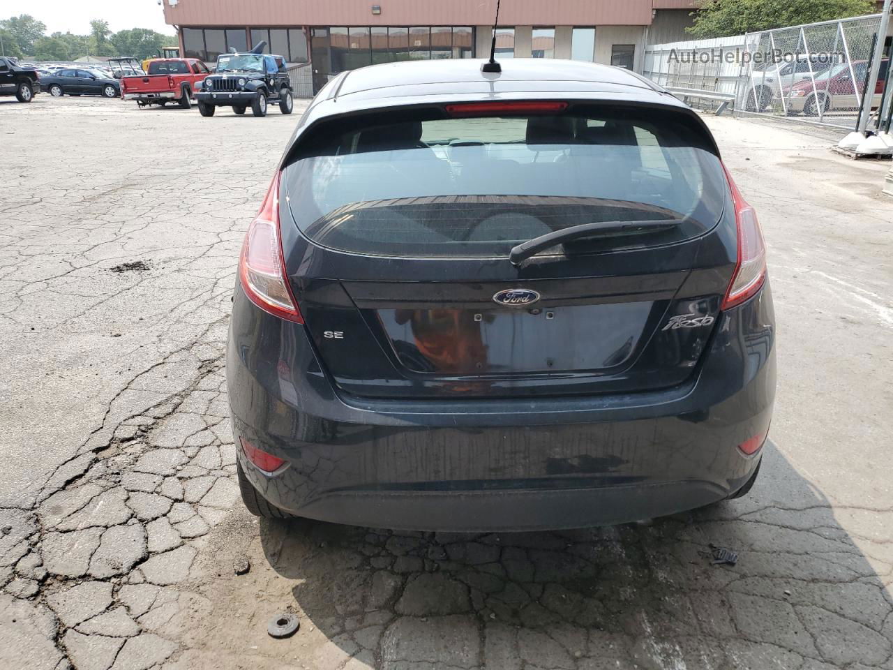 2019 Ford Fiesta Se Черный vin: 3FADP4EJXKM112588