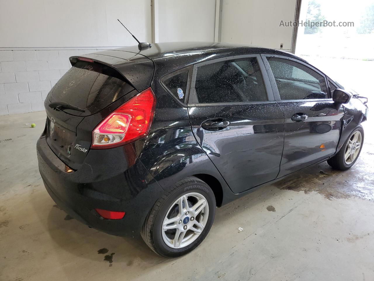 2019 Ford Fiesta Se Black vin: 3FADP4EJXKM114387