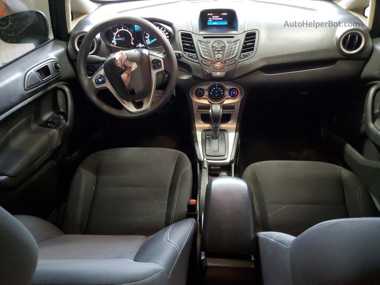 2019 Ford Fiesta Se Black vin: 3FADP4EJXKM114387