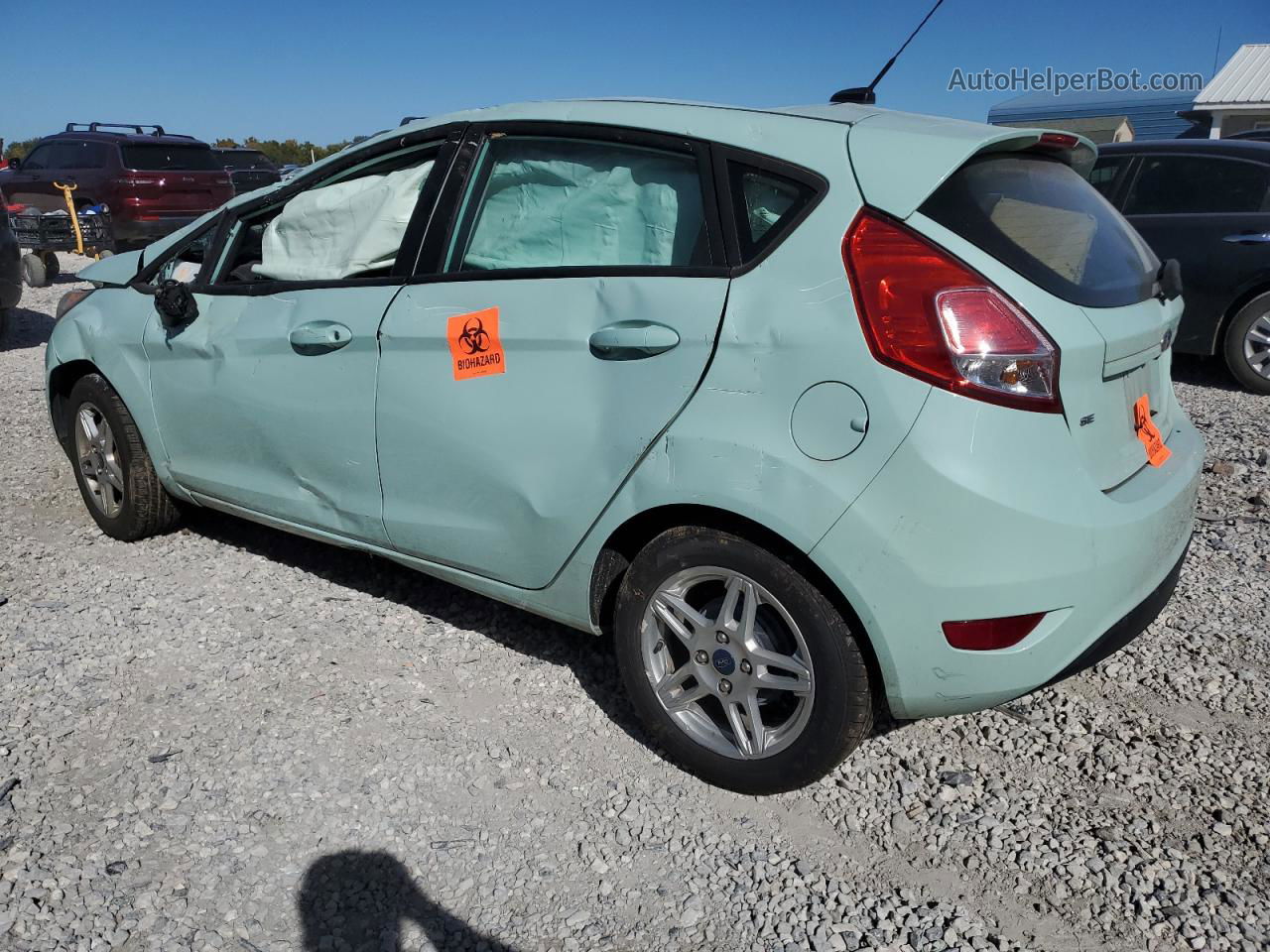 2019 Ford Fiesta Se Green vin: 3FADP4EJXKM156283