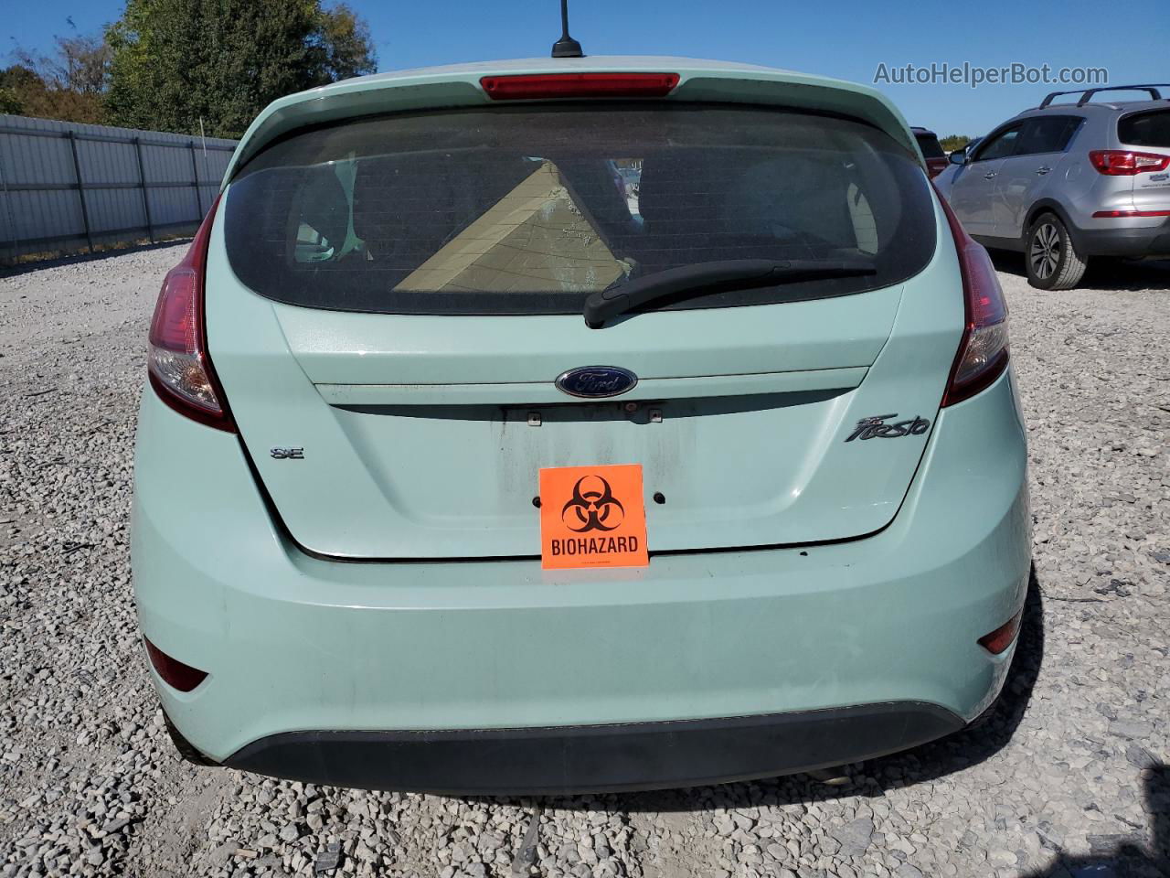 2019 Ford Fiesta Se Green vin: 3FADP4EJXKM156283