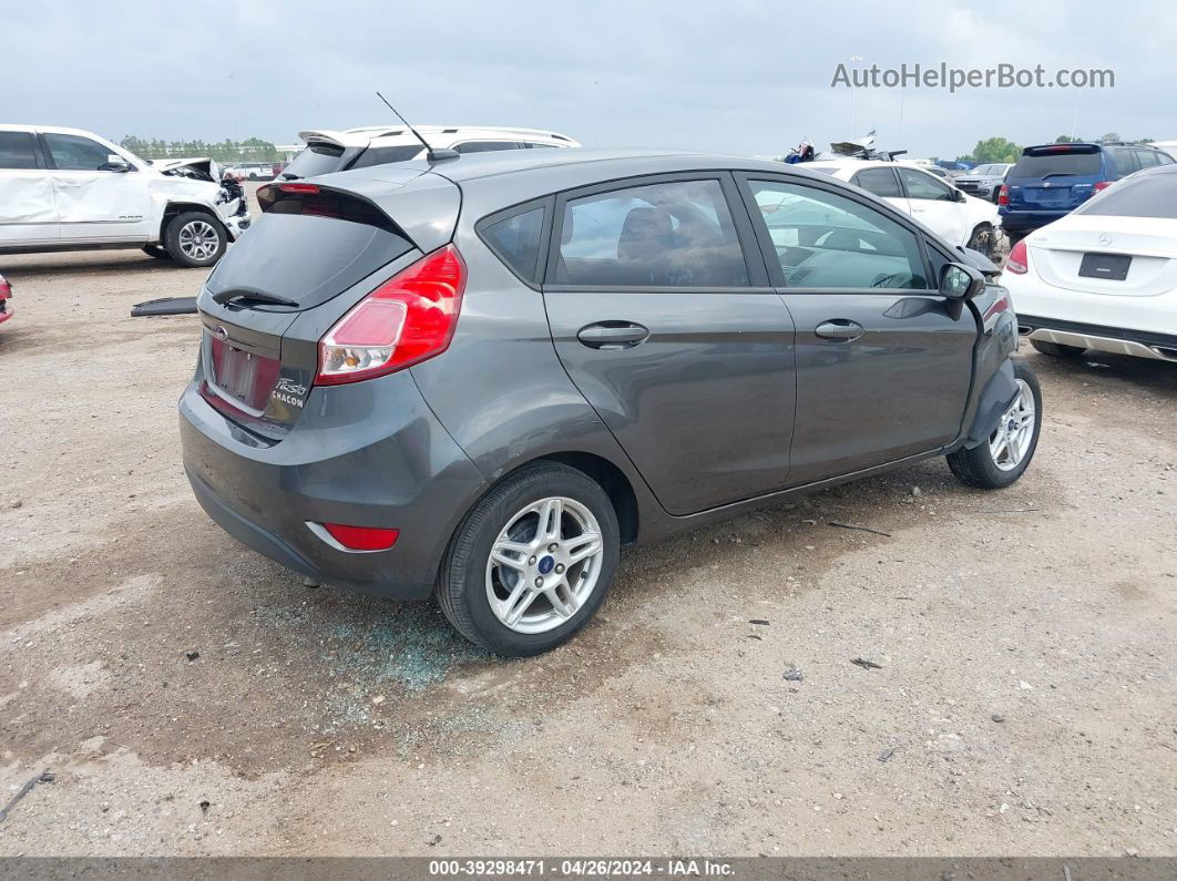 2019 Ford Fiesta Se Gray vin: 3FADP4EJXKM166263