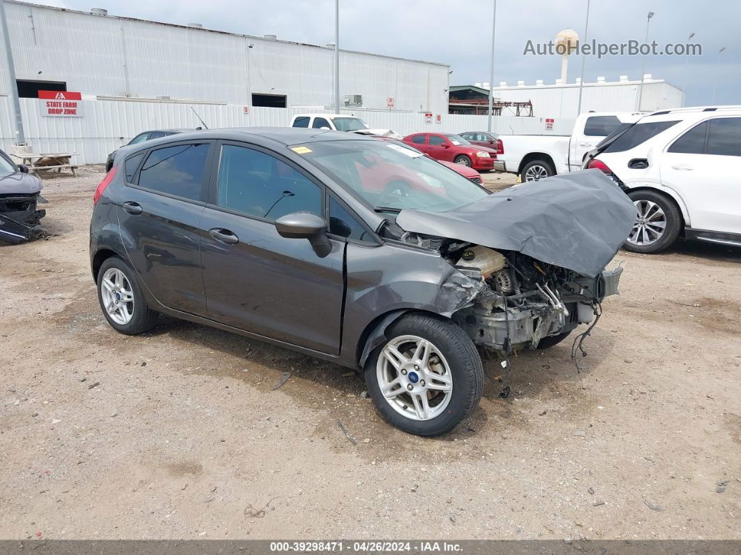 2019 Ford Fiesta Se Gray vin: 3FADP4EJXKM166263