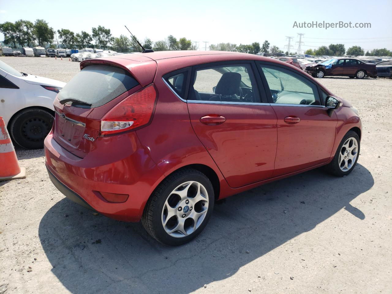 2011 Ford Fiesta Ses Red vin: 3FADP4FJ0BM100772