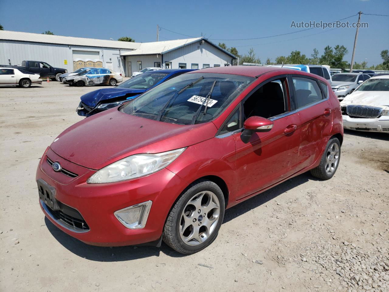 2011 Ford Fiesta Ses Red vin: 3FADP4FJ0BM100772