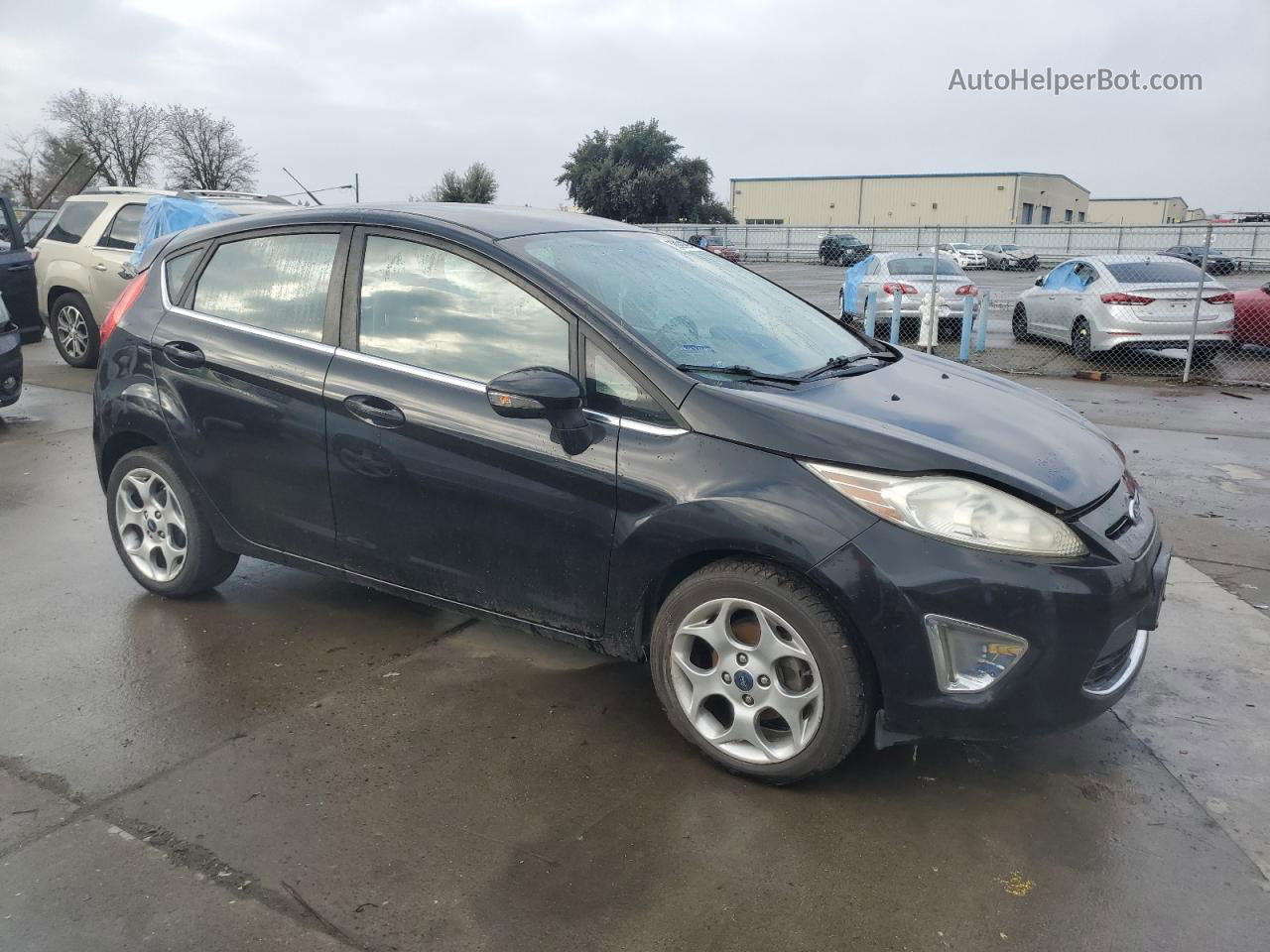 2011 Ford Fiesta Ses Черный vin: 3FADP4FJ0BM109150