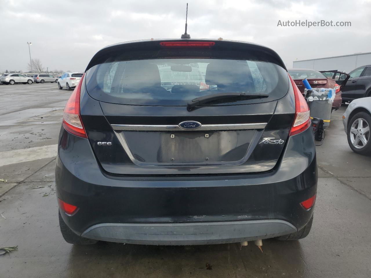 2011 Ford Fiesta Ses Черный vin: 3FADP4FJ0BM109150