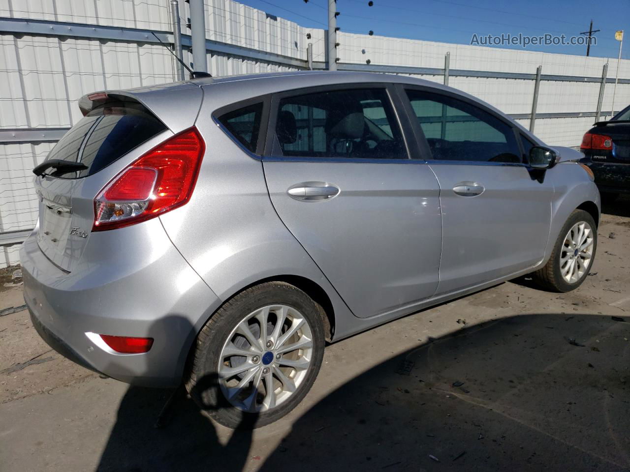 2017 Ford Fiesta Titanium Silver vin: 3FADP4FJ0HM138897