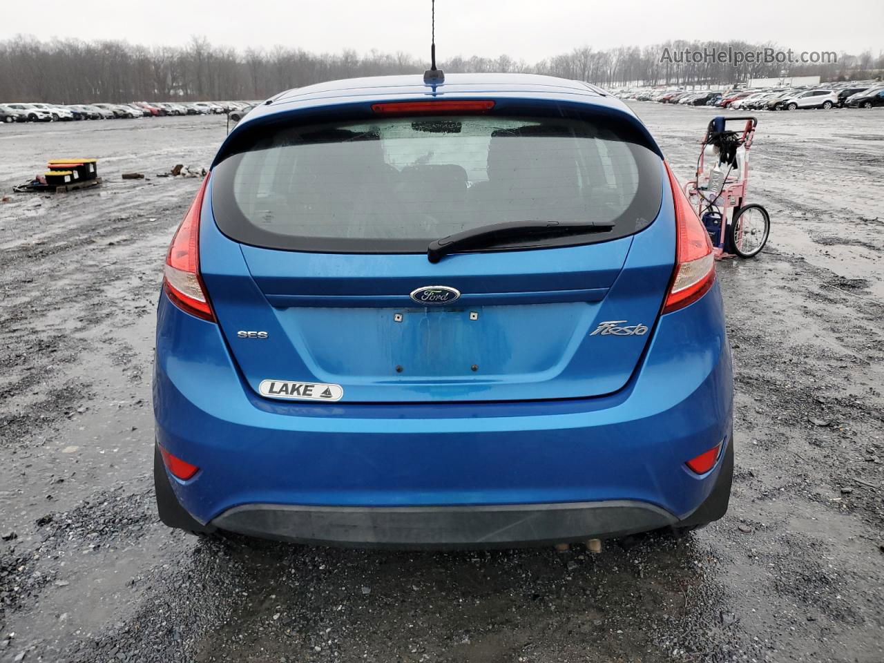 2011 Ford Fiesta Ses Blue vin: 3FADP4FJ1BM151133