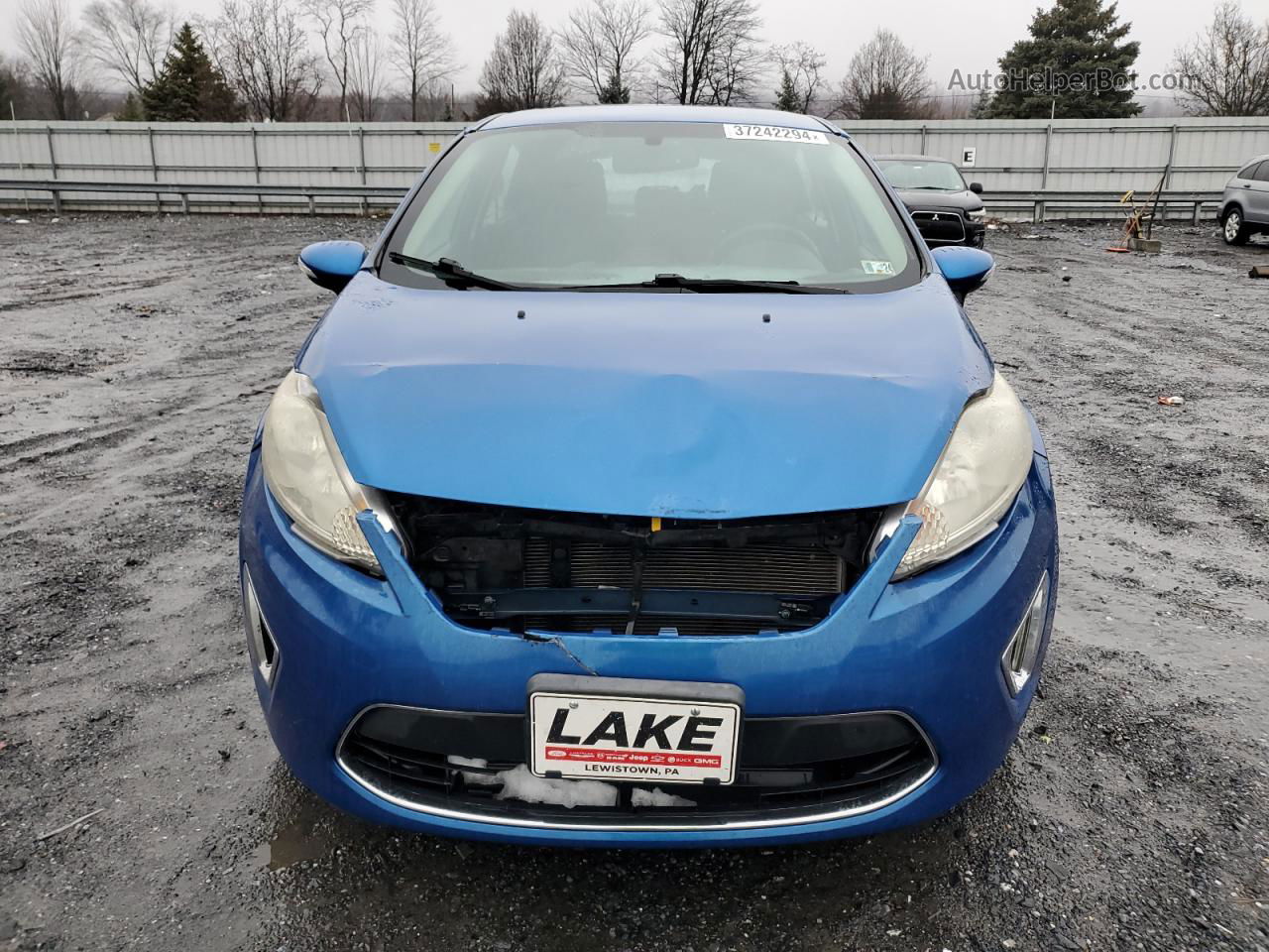 2011 Ford Fiesta Ses Blue vin: 3FADP4FJ1BM151133