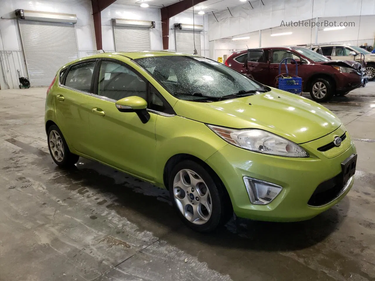 2011 Ford Fiesta Ses Green vin: 3FADP4FJ1BM176873