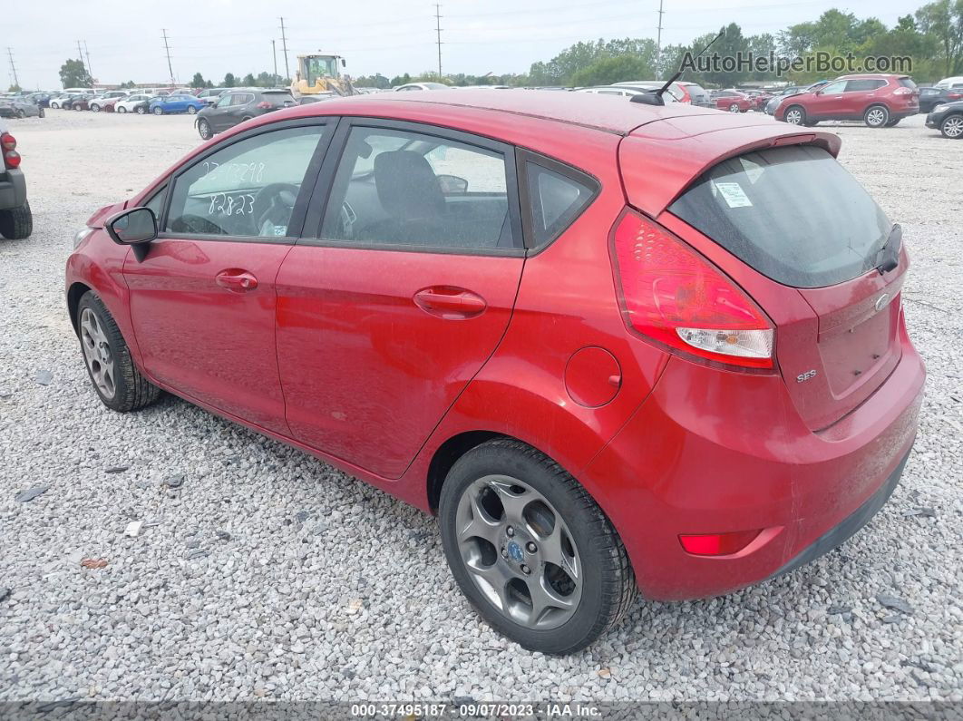 2011 Ford Fiesta Ses Red vin: 3FADP4FJ2BM137726