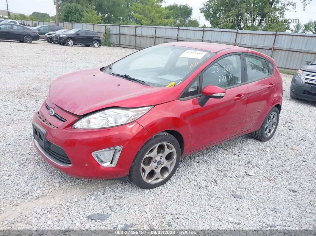 2011 Ford Fiesta Ses Red vin: 3FADP4FJ2BM137726