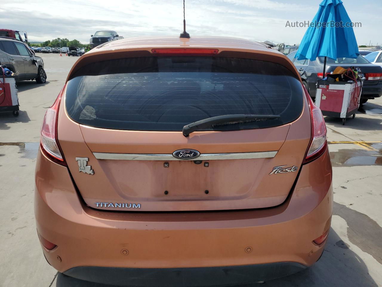 2017 Ford Fiesta Titanium Pink vin: 3FADP4FJ2HM139176