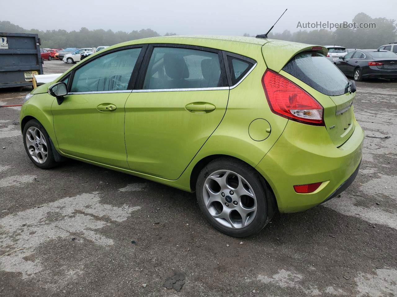 2011 Ford Fiesta Ses Зеленый vin: 3FADP4FJ3BM107151