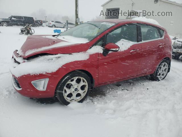 2011 Ford Fiesta Ses Red vin: 3FADP4FJ3BM113919