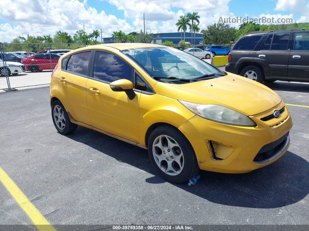 2011 Ford Fiesta Ses Yellow vin: 3FADP4FJ3BM174591