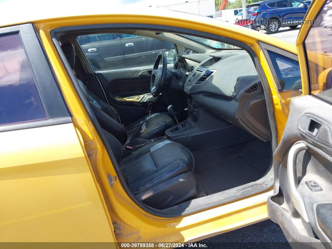 2011 Ford Fiesta Ses Yellow vin: 3FADP4FJ3BM174591