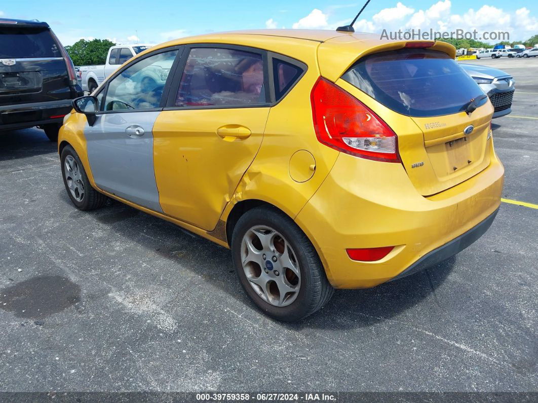 2011 Ford Fiesta Ses Yellow vin: 3FADP4FJ3BM174591