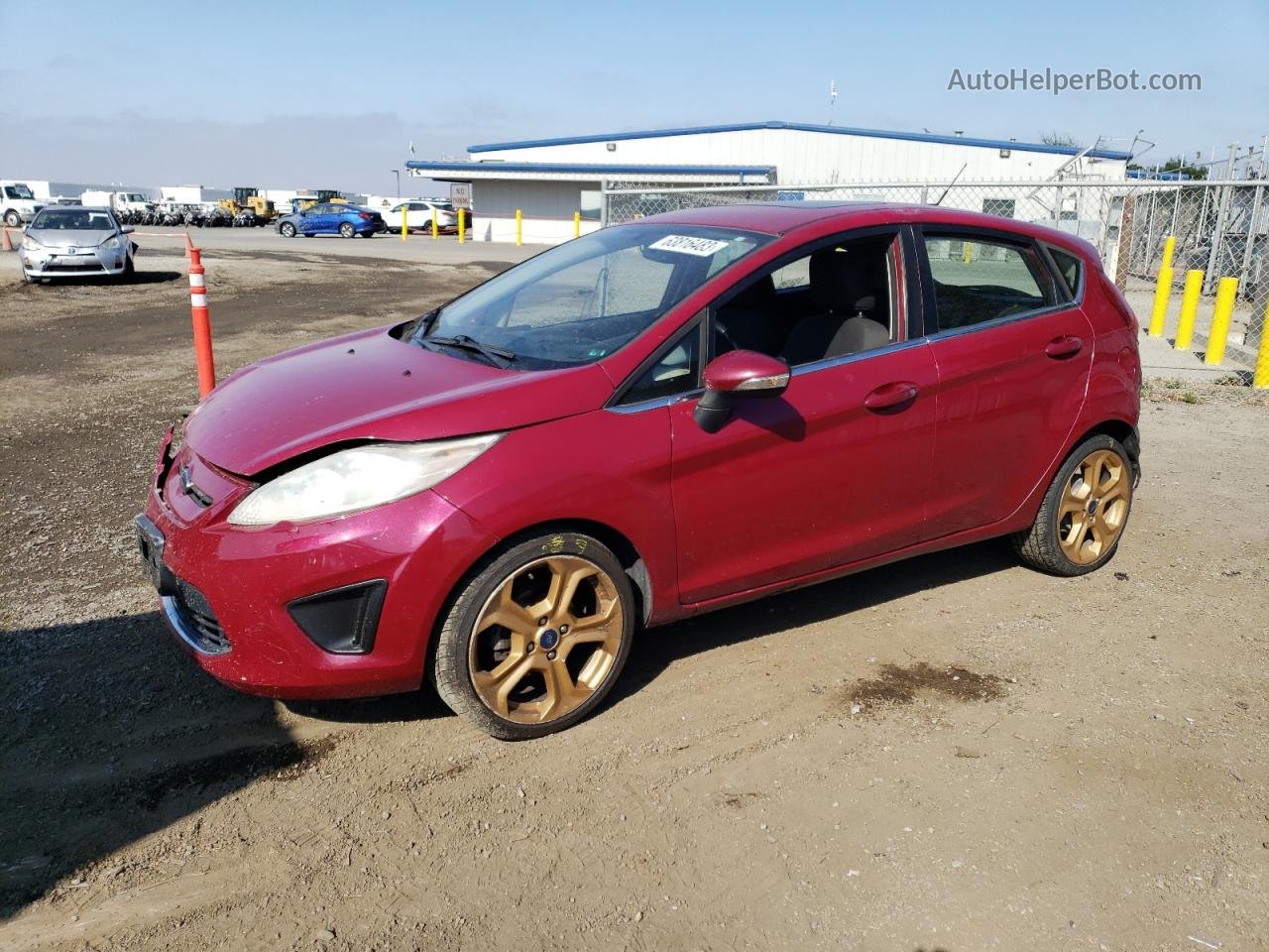 2011 Ford Fiesta Ses Red vin: 3FADP4FJ3BM221280