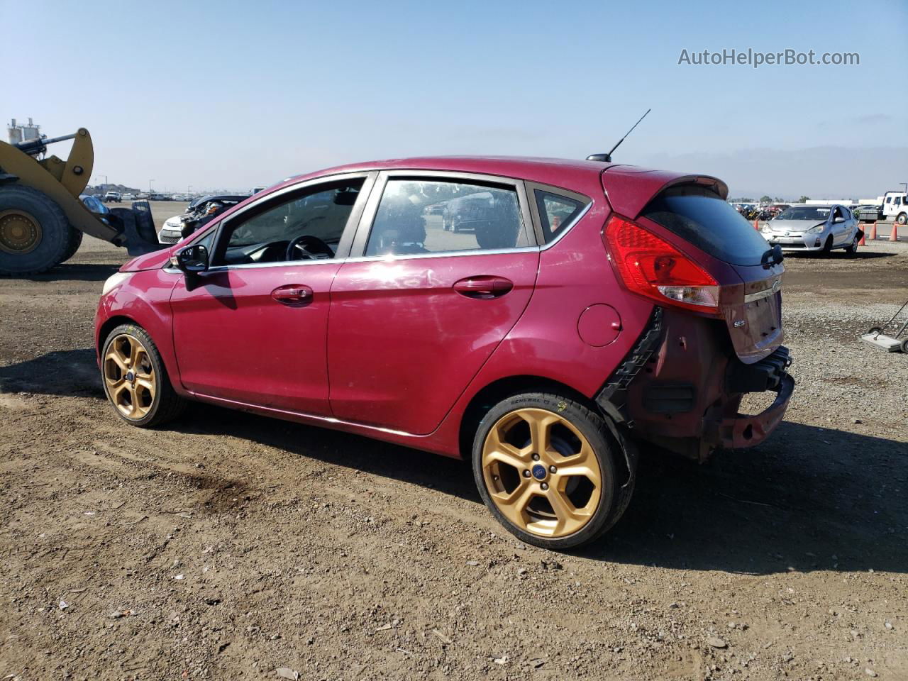 2011 Ford Fiesta Ses Red vin: 3FADP4FJ3BM221280