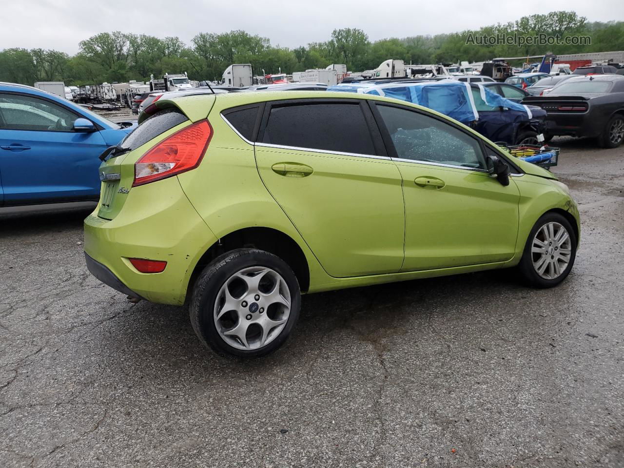 2011 Ford Fiesta Ses Green vin: 3FADP4FJ4BM134438