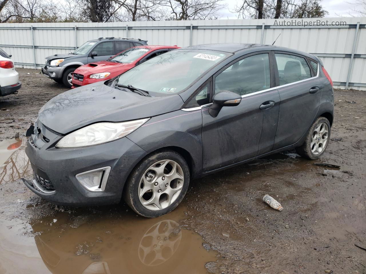 2011 Ford Fiesta Ses Black vin: 3FADP4FJ4BM144791