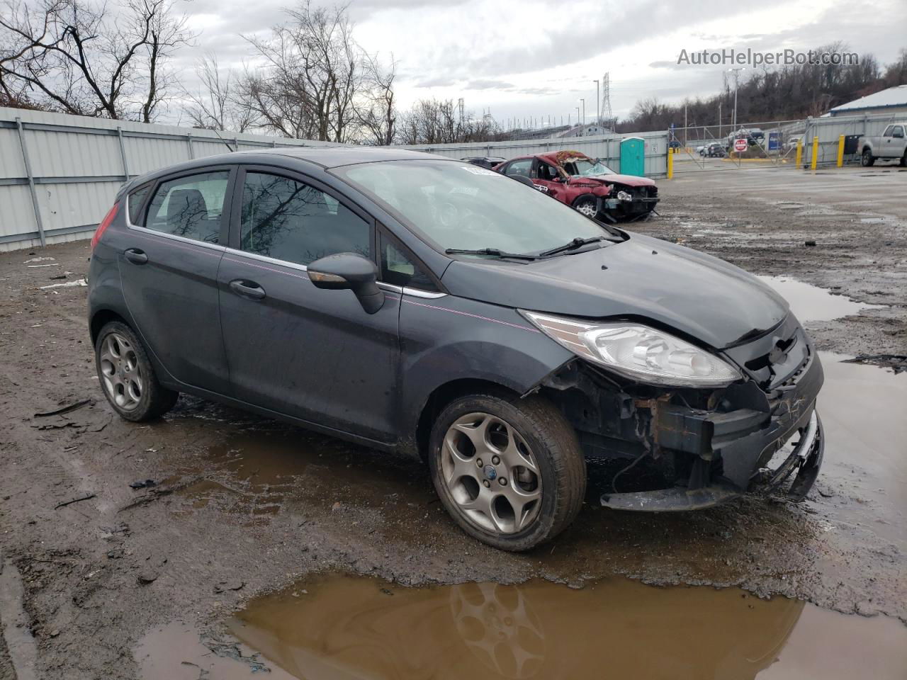 2011 Ford Fiesta Ses Black vin: 3FADP4FJ4BM144791