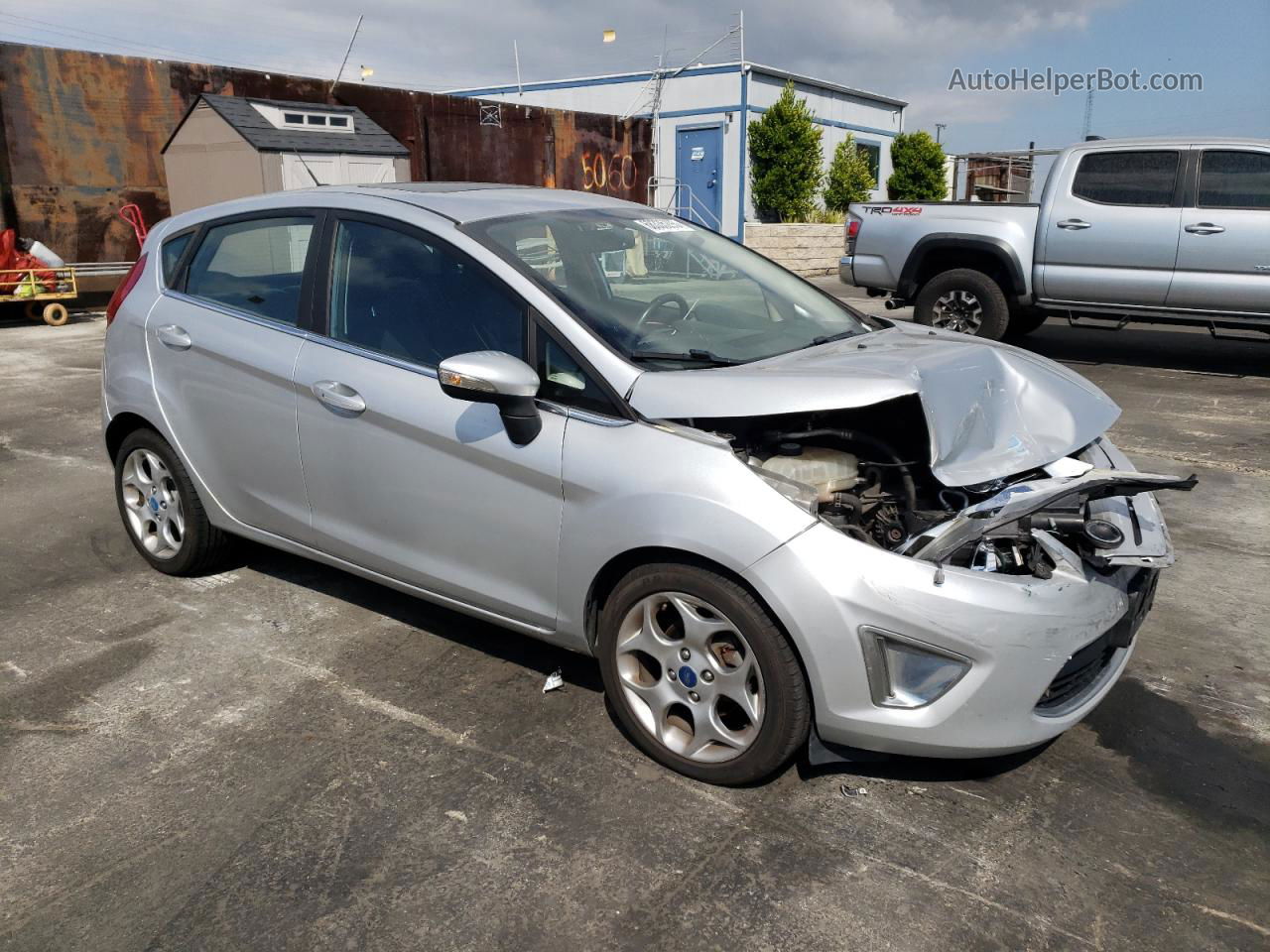 2011 Ford Fiesta Ses Серебряный vin: 3FADP4FJ4BM228769