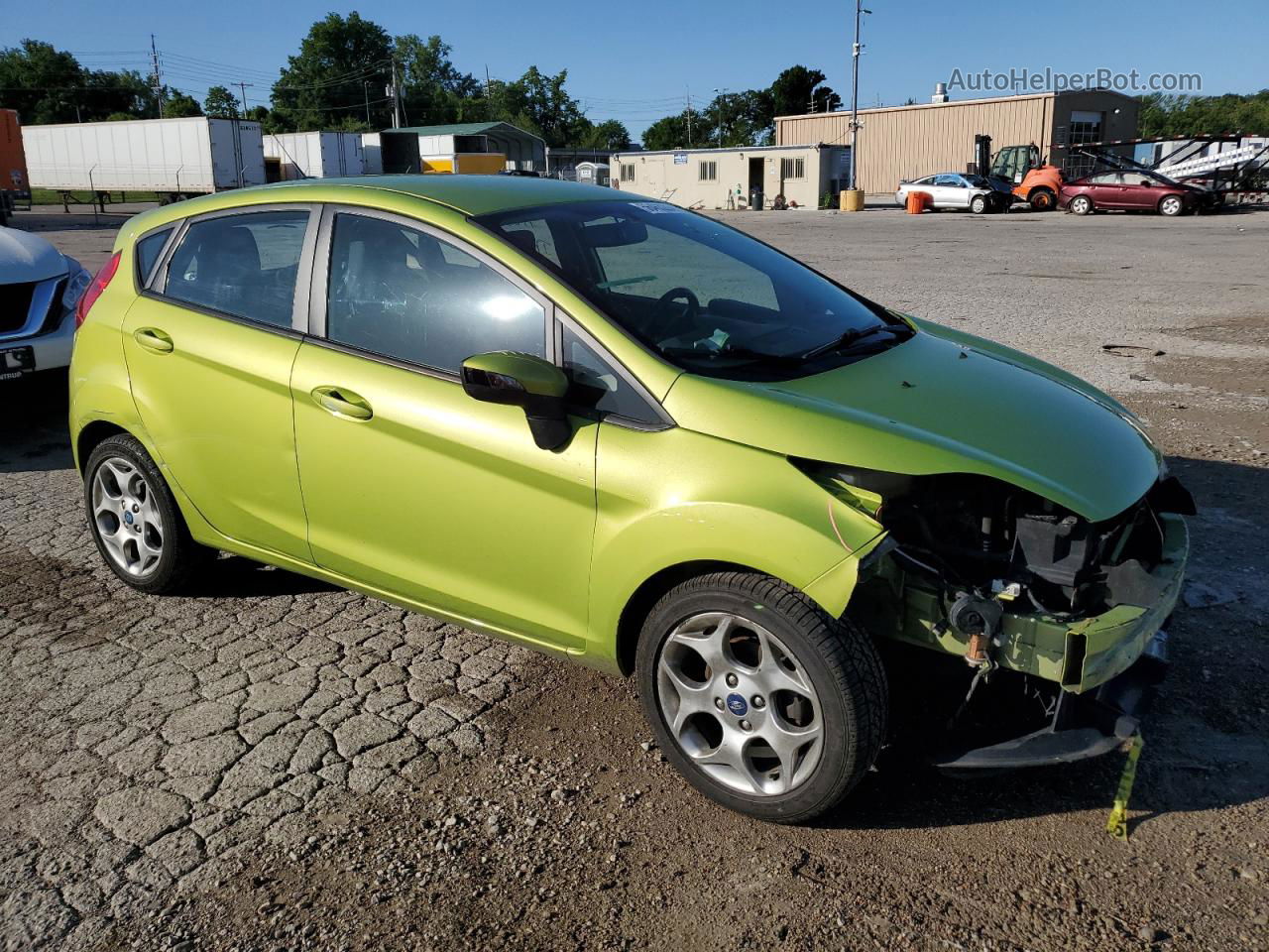 2011 Ford Fiesta Ses Green vin: 3FADP4FJ4BM238458