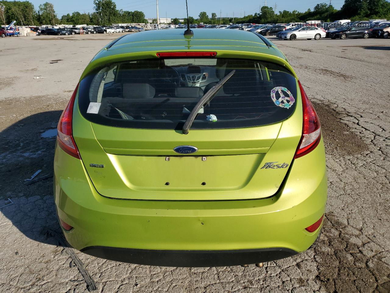 2011 Ford Fiesta Ses Зеленый vin: 3FADP4FJ4BM238458