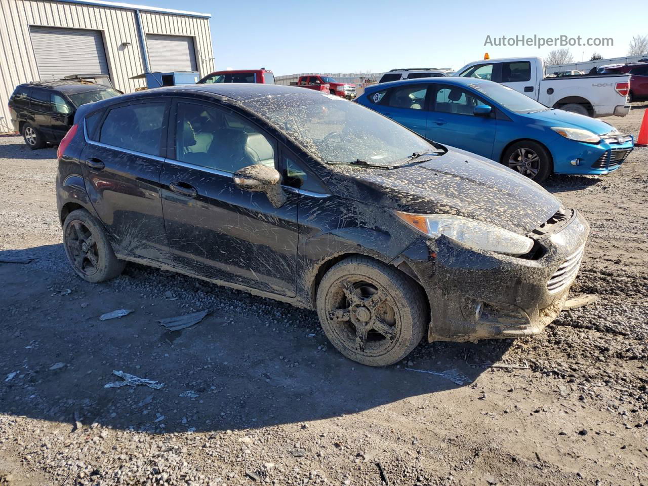 2016 Ford Fiesta Titanium Black vin: 3FADP4FJ4GM182738