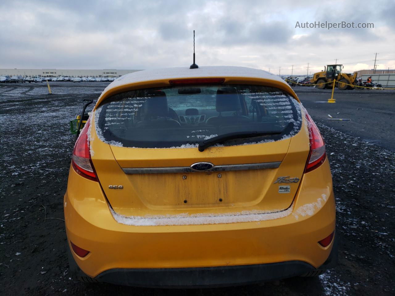 2011 Ford Fiesta Ses Yellow vin: 3FADP4FJ5BM183146