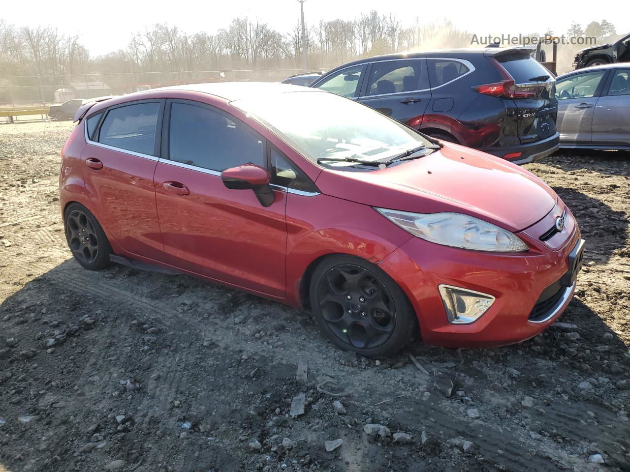 2011 Ford Fiesta Ses Red vin: 3FADP4FJ6BM105751