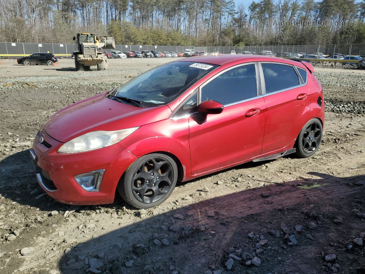 2011 Ford Fiesta Ses Red vin: 3FADP4FJ6BM105751