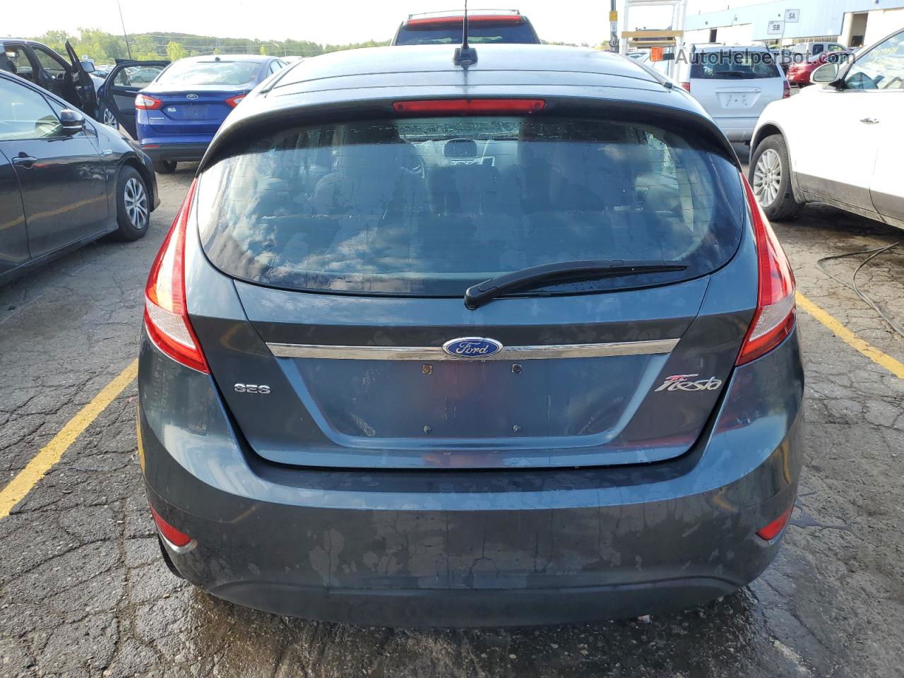 2011 Ford Fiesta Ses Серый vin: 3FADP4FJ6BM119018