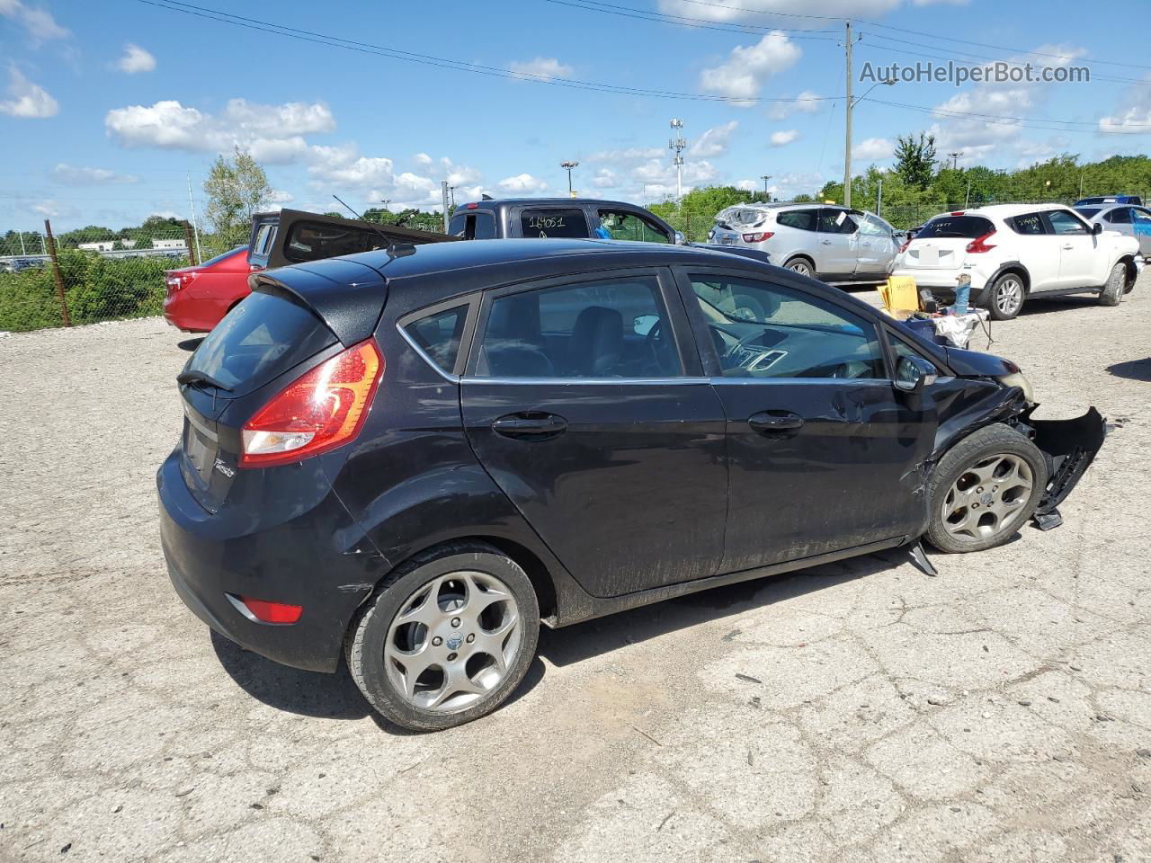 2011 Ford Fiesta Ses Black vin: 3FADP4FJ6BM121576