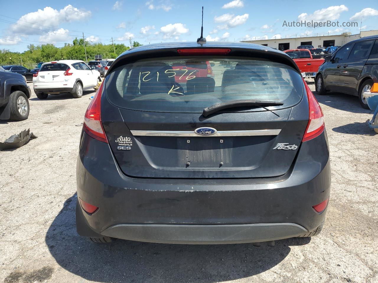 2011 Ford Fiesta Ses Black vin: 3FADP4FJ6BM121576