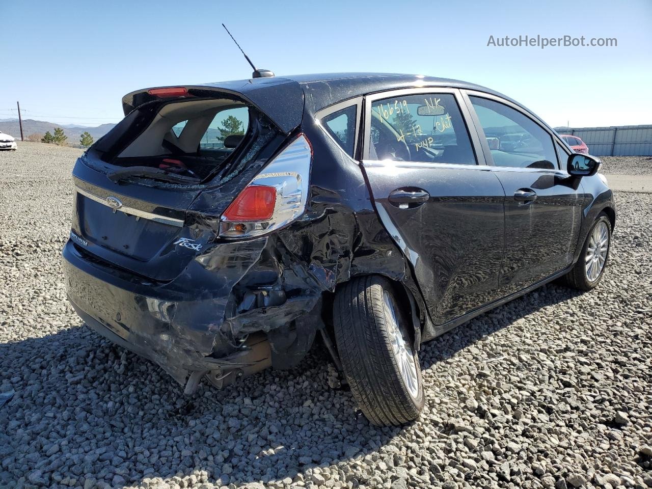 2015 Ford Fiesta Titanium Black vin: 3FADP4FJ6FM203846