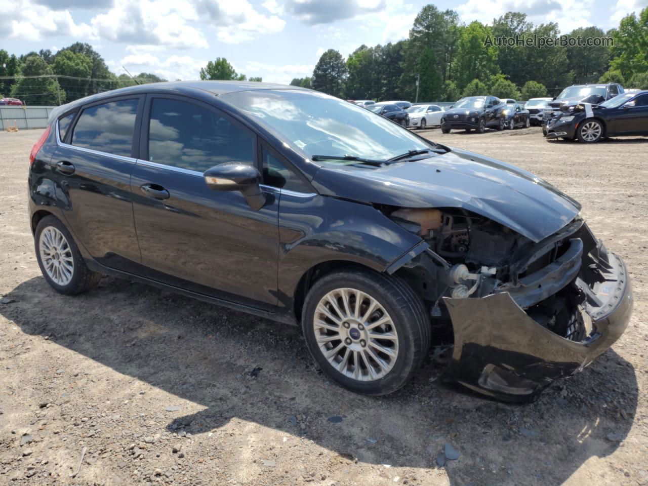 2015 Ford Fiesta Titanium Black vin: 3FADP4FJ7FM157573