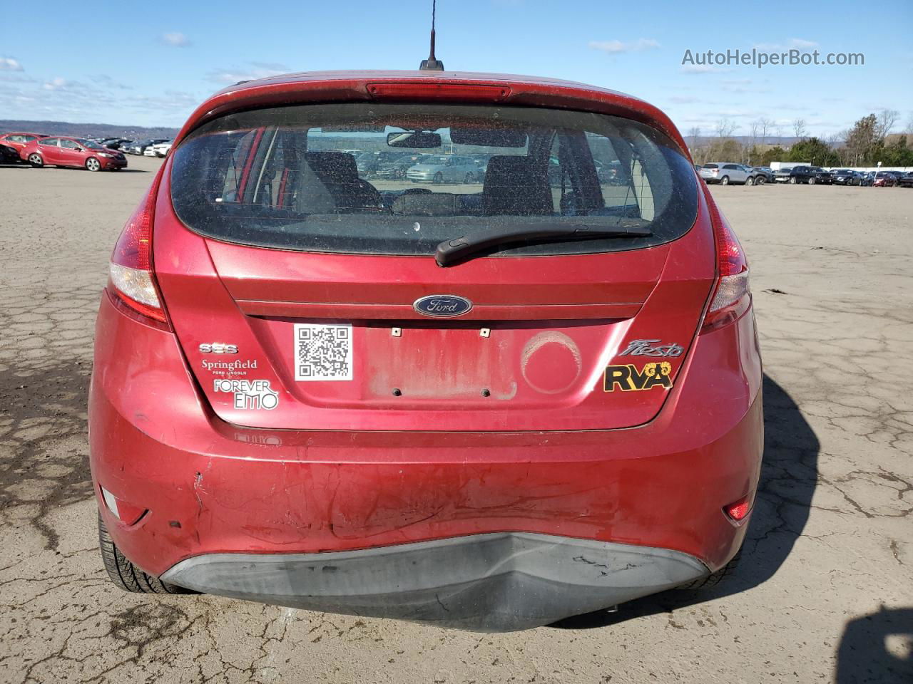 2011 Ford Fiesta Ses Red vin: 3FADP4FJ9BM113200