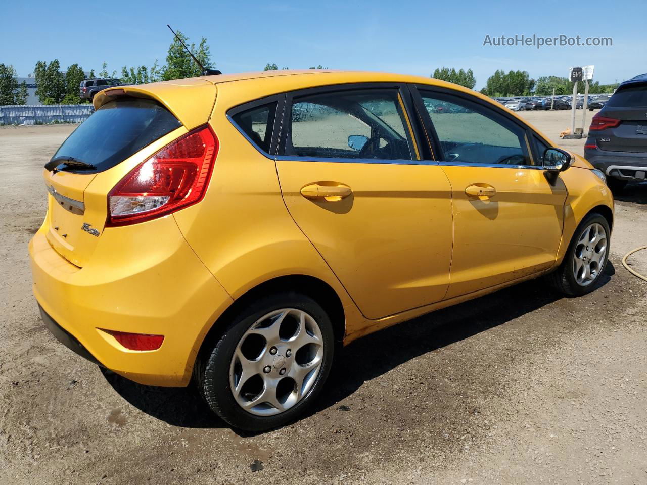 2011 Ford Fiesta Ses Yellow vin: 3FADP4FJ9BM114900