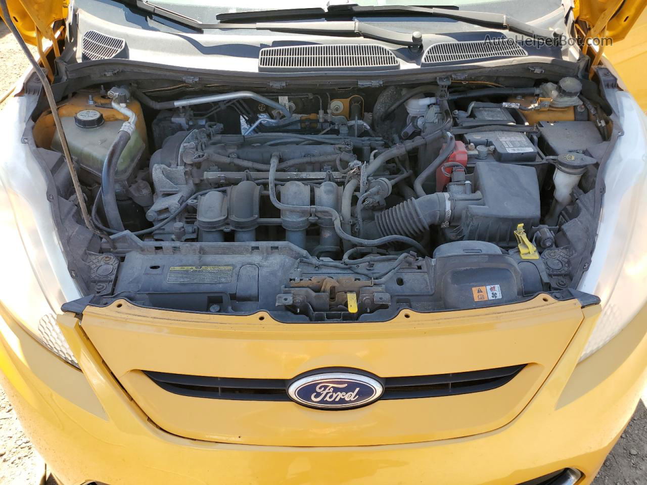 2011 Ford Fiesta Ses Yellow vin: 3FADP4FJ9BM114900